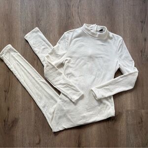 Super cute white jumpsuit